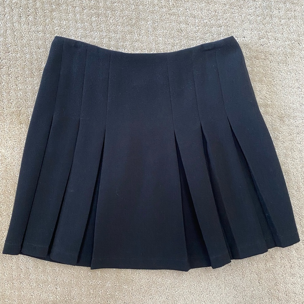 Topshop black skater skirt size US 6